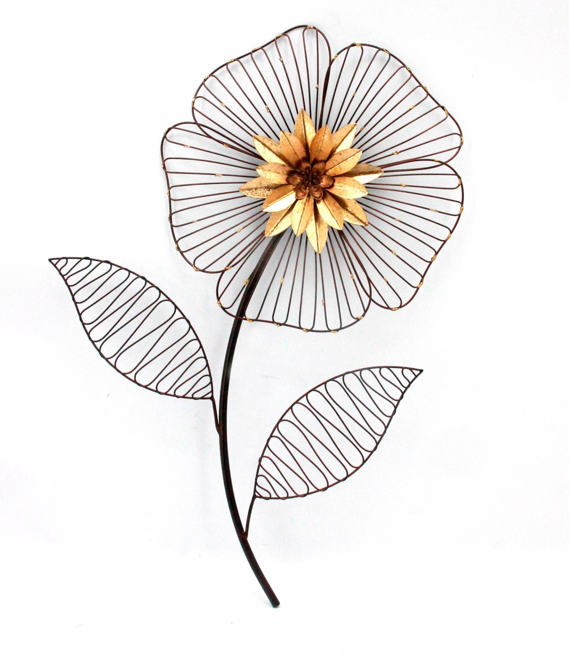 HOFMANN LIVING AND MORE Wanddekoobjekt »Wanddeko Blume« von HOFMANN LIVING AND MORE