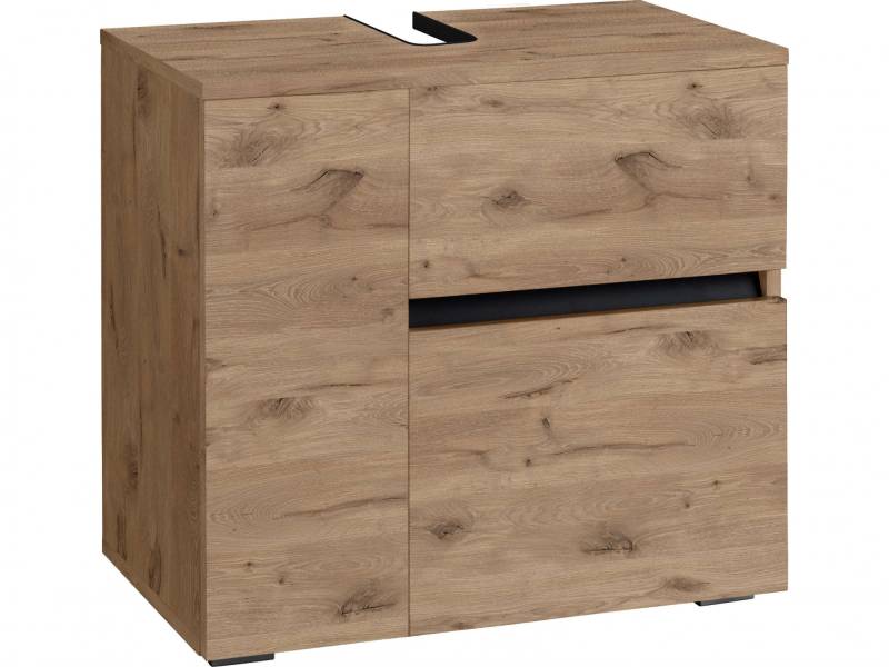 Home affaire Waschbeckenunterschrank »Wisla«, Siphonausschnitt, Push-to-open-Funktion, Breite 60cm, Höhe 55 cm von home affaire