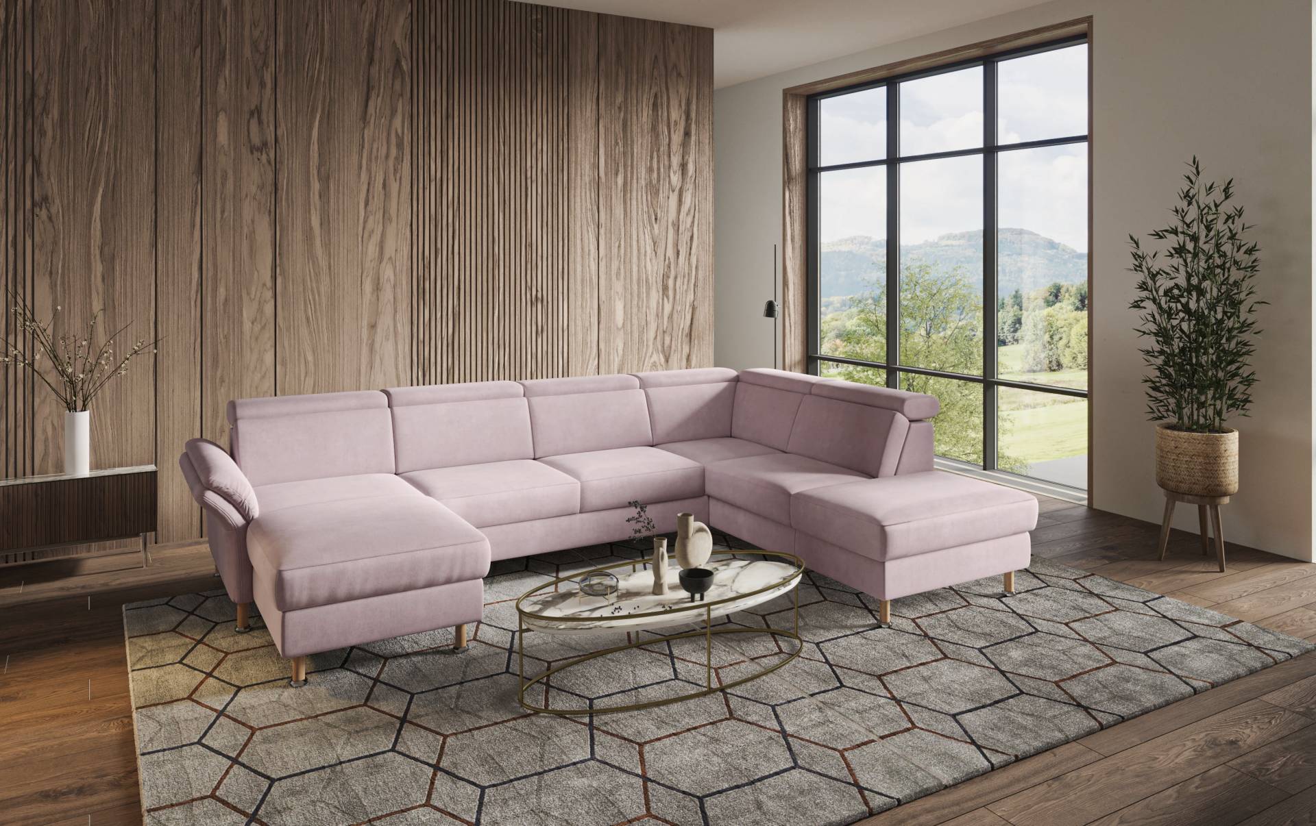 Home affaire Wohnlandschaft »Calypso U-Form« von home affaire