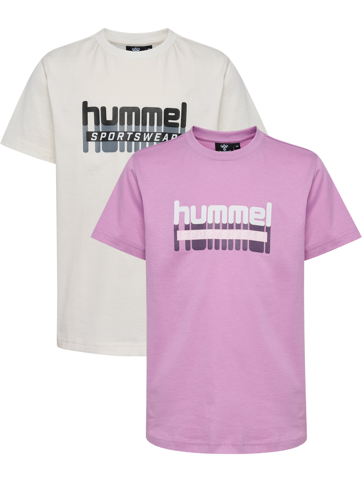 hummel T-Shirt »hmlTUKAS T-SHIRT S/S 2-PACK«, (Packung, 2 tlg.), für Kinder von hummel
