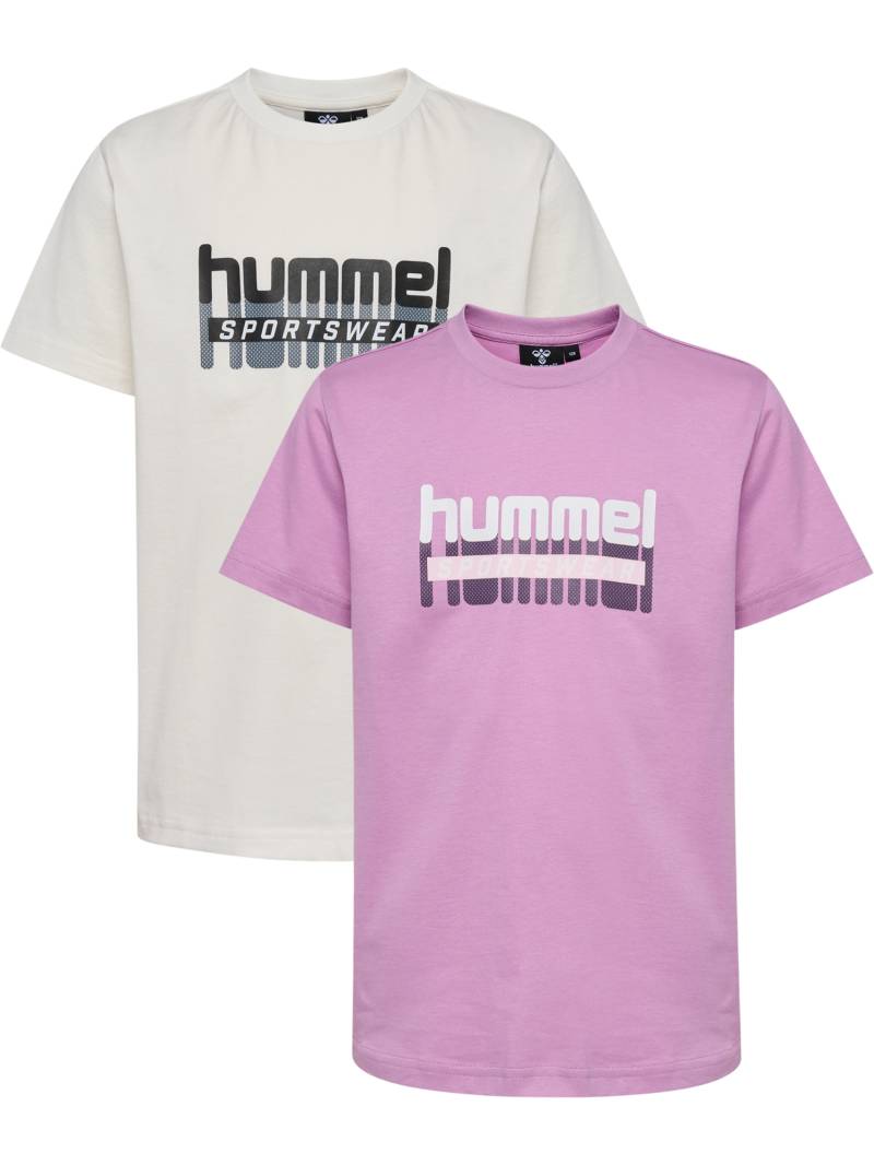 hummel T-Shirt »hmlTUKAS T-SHIRT S/S 2-PACK«, (Packung, 2 tlg.), für Kinder von hummel