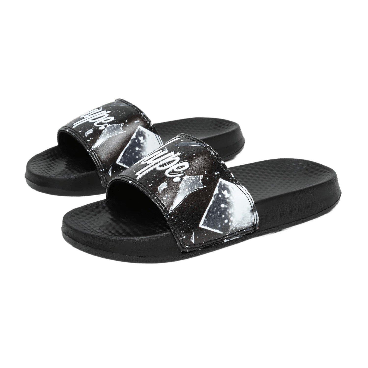 Badesandale Explosion, Minischrift Unisex Schwarz 31 von hype