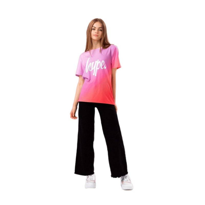 Fade Holographic Tshirt Mädchen Pink 116 von hype