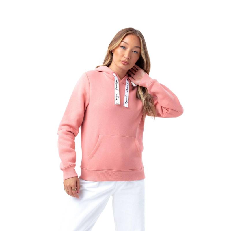 Kapuzenpullover Mit Kordelzug Damen Pink 32 von hype