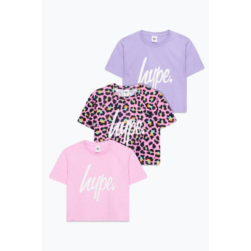 Kurzes Tshirt (3erpack) Mädchen Multicolor 158 von hype