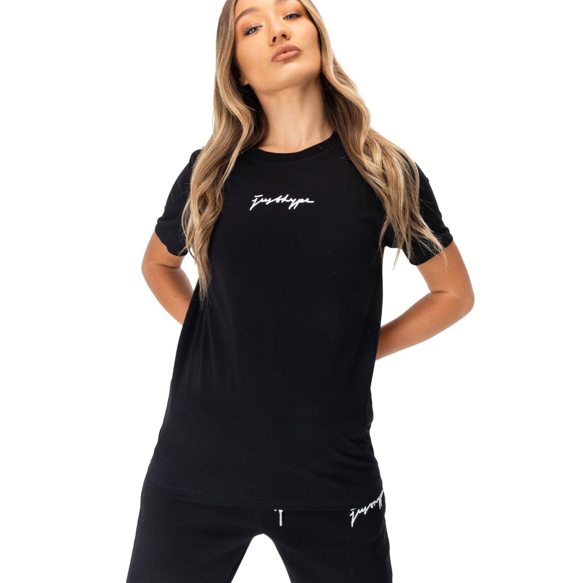 T-shirt Damen Schwarz 30 von hype