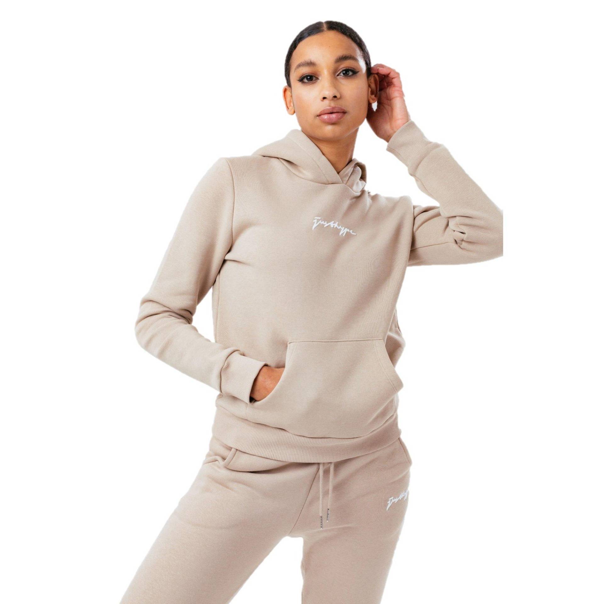 Kapuzenpullover Damen Grau 34 von hype