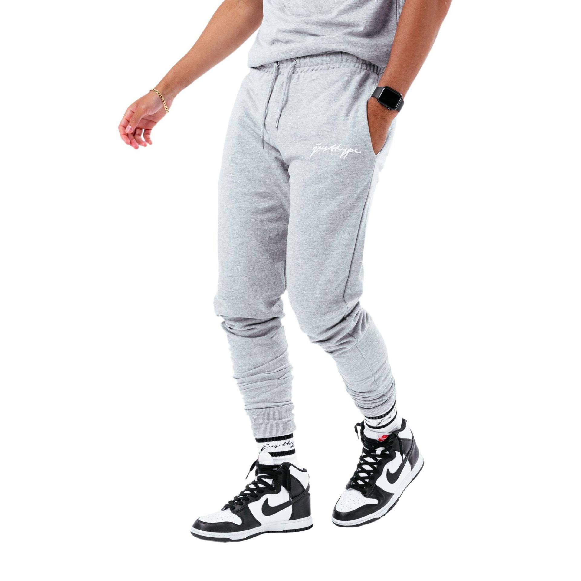 Scribble Jogginghose Herren Taubengrau XS von hype