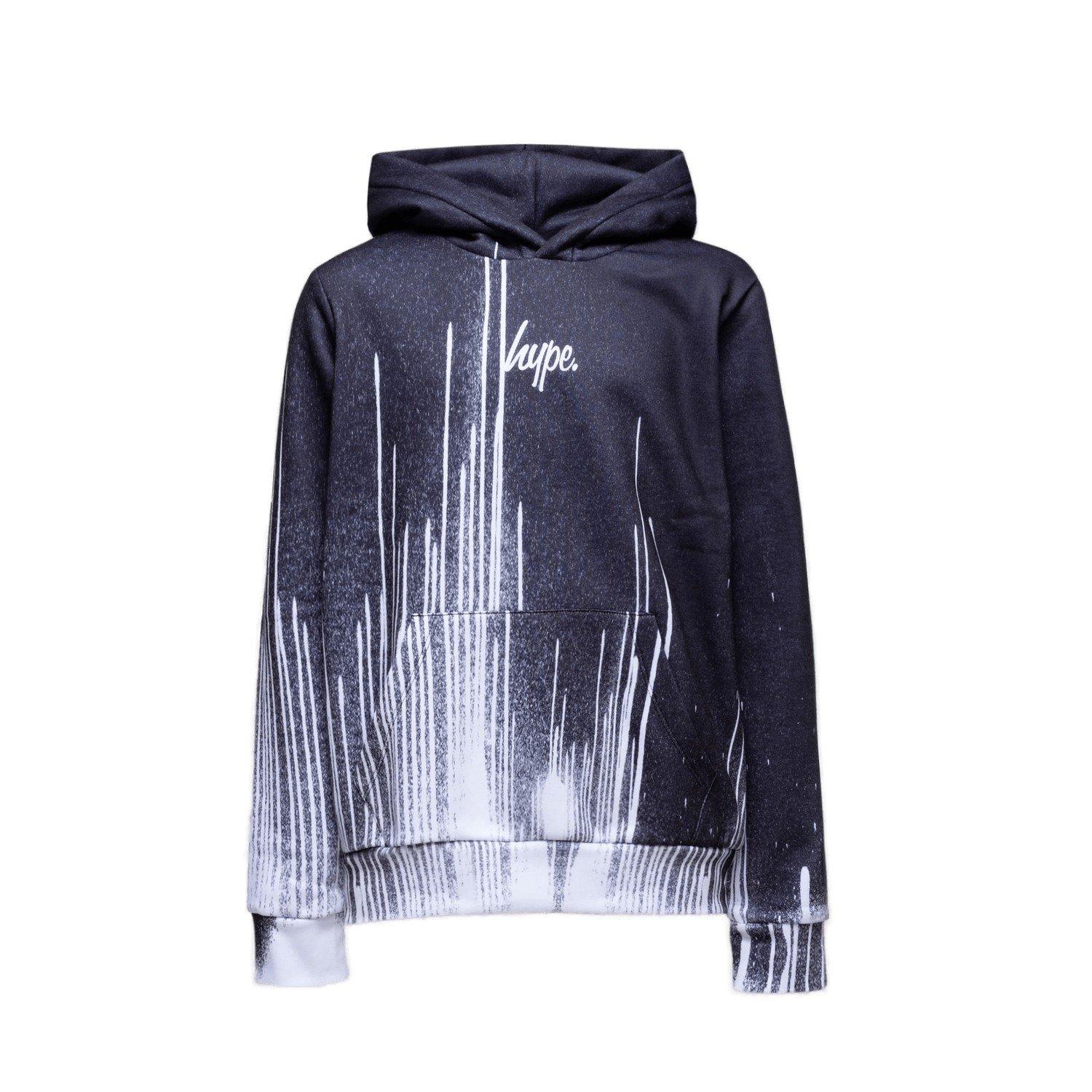 Mono Drips Kapuzenpullover Jungen Schwarz 128 von hype