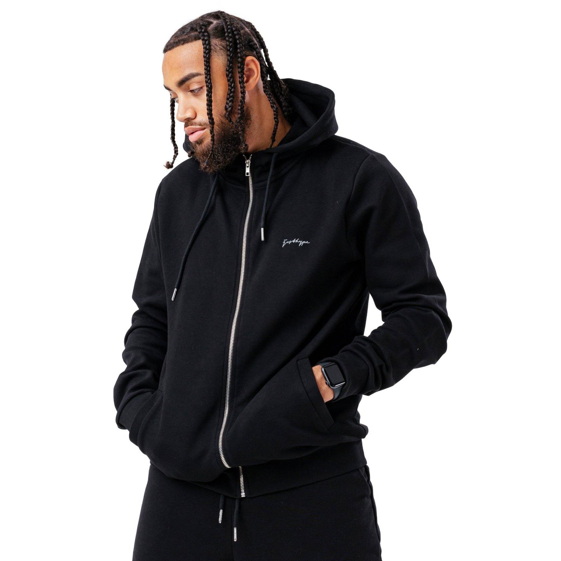 Kapuzenpullover Herren Schwarz S von hype