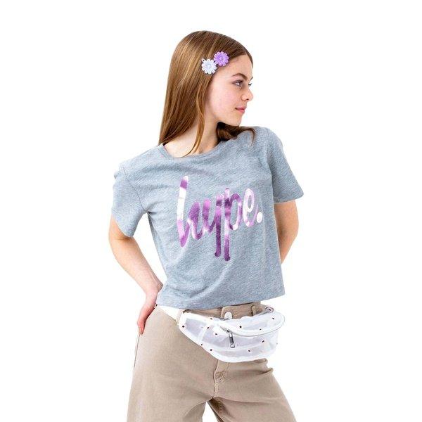 Princess Kurzes Tshirt Mädchen Grau 104 von hype