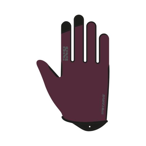 iXS Carve Women Handschuhe - raisin (Grösse: S) von iXS
