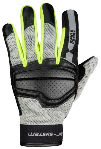iXS Classic Damen Handschuh Evo-Air - schwarz-hell grau-neon g (Grösse: DM) von iXS