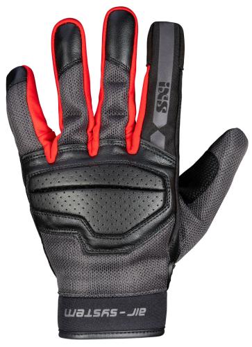 iXS Classic Handschu Evo-Air - schwarz-dunkelgrau-rot (Grösse: 2XL) von iXS