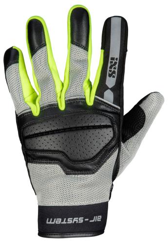 iXS Classic Handschu Evo-Air - schwarz-hellgrau-neon gelb (Grösse: 3XL) von iXS