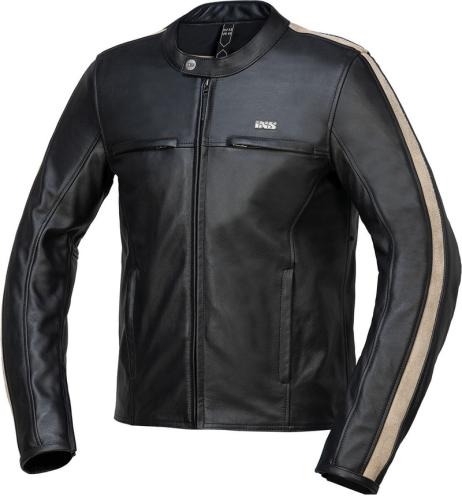 iXS Motorradjacke Classic LD Jacke Stripe - schwarz (Grösse: 48H) von iXS