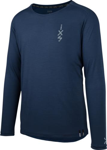 iXS Flow Merino Langarm Jersey - marine (Grösse: M) von iXS