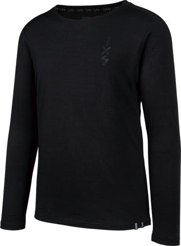iXS Flow Merino Langarm Jersey - schwarz (Grösse: M) von iXS