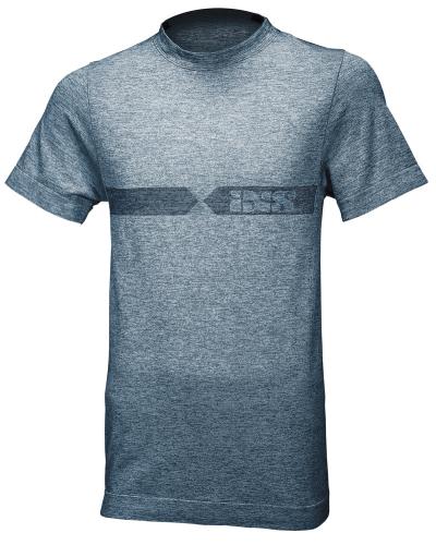 iXS Funkt.-Shirt Melange - white-blue (Grösse: M/L) von iXS