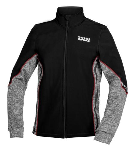 iXS Funktions-Jacke-ICE 1 - schwarz-grau-rot (Grösse: 4XL) von iXS