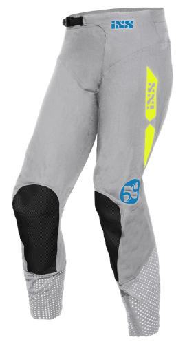 iXS MX Hose 19 2.0 Stretch - grey-fluoyellow (Grösse: 54H) von iXS