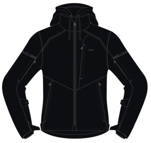 iXS Motorradjacke Classic SO Jacke Moto 2.0 - schwarz (Grösse: 2XL) von iXS