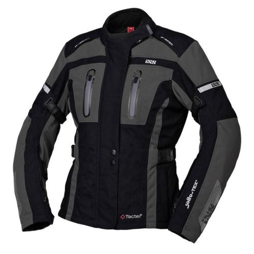 iXS Motorradjacke Damen Tour Pacora-ST - schwarz-grau (Grösse: DK2XL) von iXS