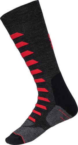 iXS Socken Merino 365 - grey-red (Grösse: 36/38) von iXS