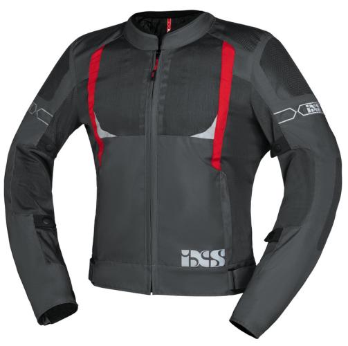 iXS Sport Jacke Trigonis-Air - darkgrey-grey-red (Grösse: 4XL) von iXS