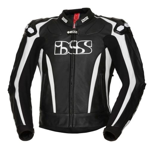 iXS Motorradjacke Sport LD Jacke RS-1000 - schwarz-weiss (Grösse: 98H) von iXS