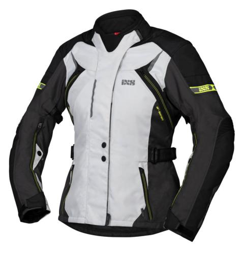 iXS Tour Damen Jacke Liz-ST - grey-black-yellow (Grösse: D2XL) von iXS