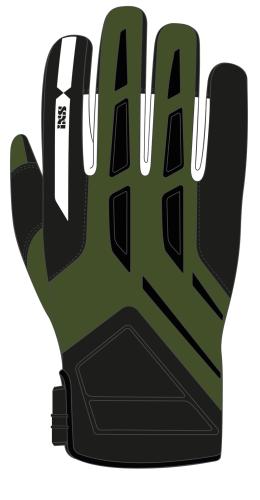 iXS Tour Handschuh Pandora-Air 2.0 - schwarz-olive-weiss (Grösse: 2XL) von iXS