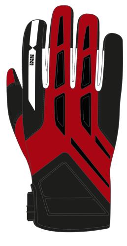 iXS Tour Handschuh Pandora-Air 2.0 - schwarz-rot-weiss (Grösse: S) von iXS