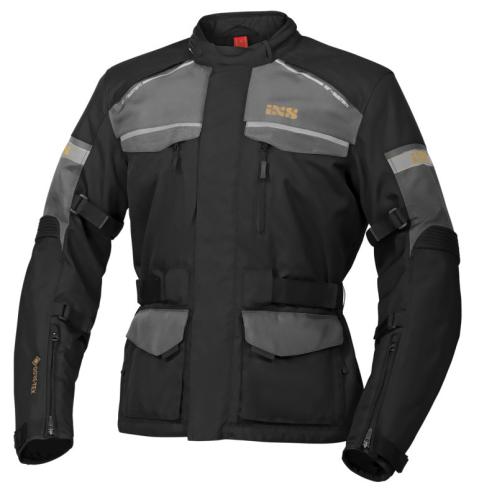 iXS Motorradjacke Tour Jacke Classic-GTX - schwarz-grau (Grösse: 2XL) von iXS