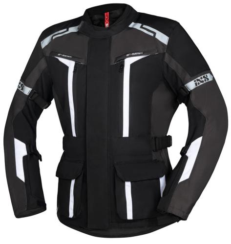 iXS Motorradjacke Tour Jacke Evans-ST 2.0 - schwarz-grau-weiss (Grösse: 5XL) von iXS