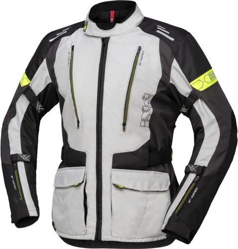 iXS Tour Jacke Lorin-ST - grey-black-yellow neon (Grösse: 5XL) von iXS