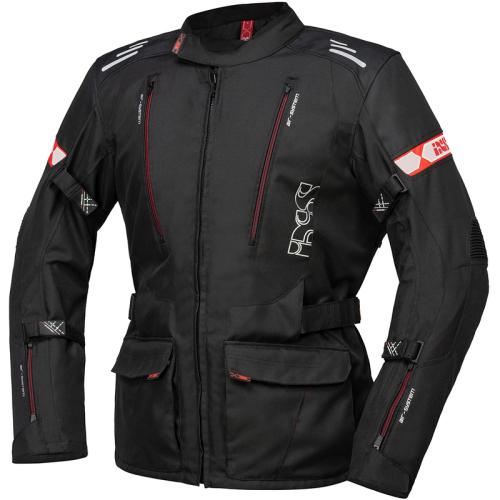 iXS Motorradjacke Tour Jacke Lorin-ST - schwarz-rot (Grösse: 2XL) von iXS