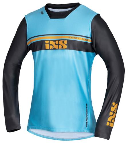 iXS Trigger MX Jersey 2.0 - brightblue-anthrazit-brown (Grösse: 2XL) von iXS