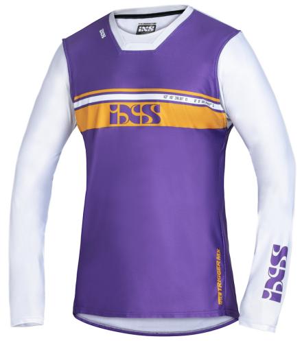 iXS Trigger MX Jersey 2.0 - violett-white-brown (Grösse: 2XL) von iXS