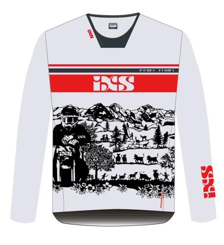 iXS Trigger MX Jersey 3.0 - white-black-red (Grösse: XS) von iXS