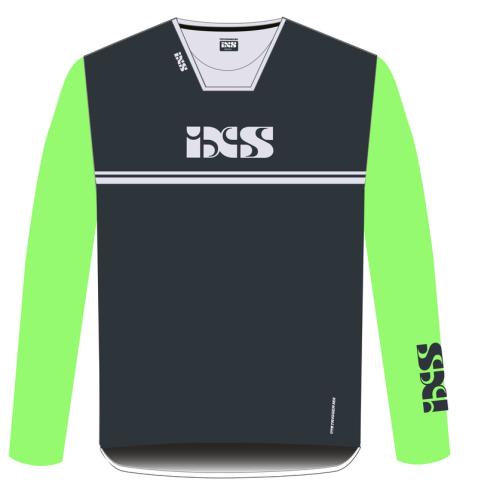 iXS Trigger MX Jersey 4.0 - anthrazit-green - fluo-white (Grösse: 2XL) von iXS