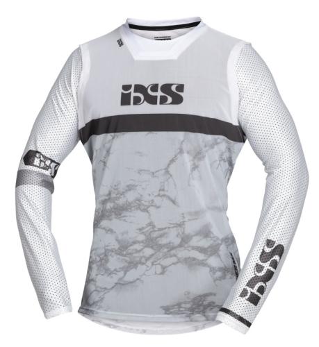 iXS Trigger MX Jersey - grey-white (Grösse: XS) von iXS