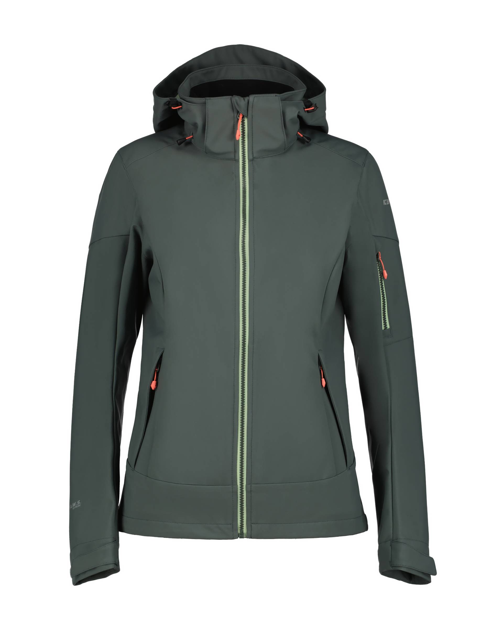 Icepeak Softshelljacke »D SOFTSHELLJACKE BATHGATE«, mit Kapuze, Wasserabweisend von icepeak