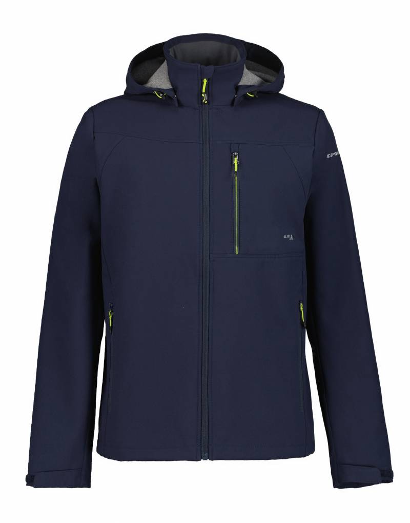 Icepeak Softshelljacke »BEEDEVILLE«, (1 St.), mit Kapuze, mit dezenten Logoschriftzügen von icepeak