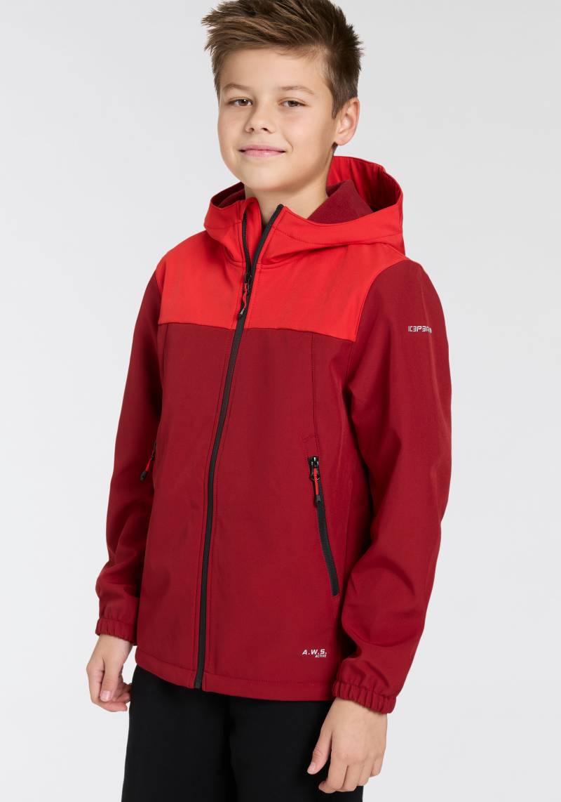 Icepeak Softshelljacke »KONAN JR«, (1 St.), mit Kapuze von icepeak