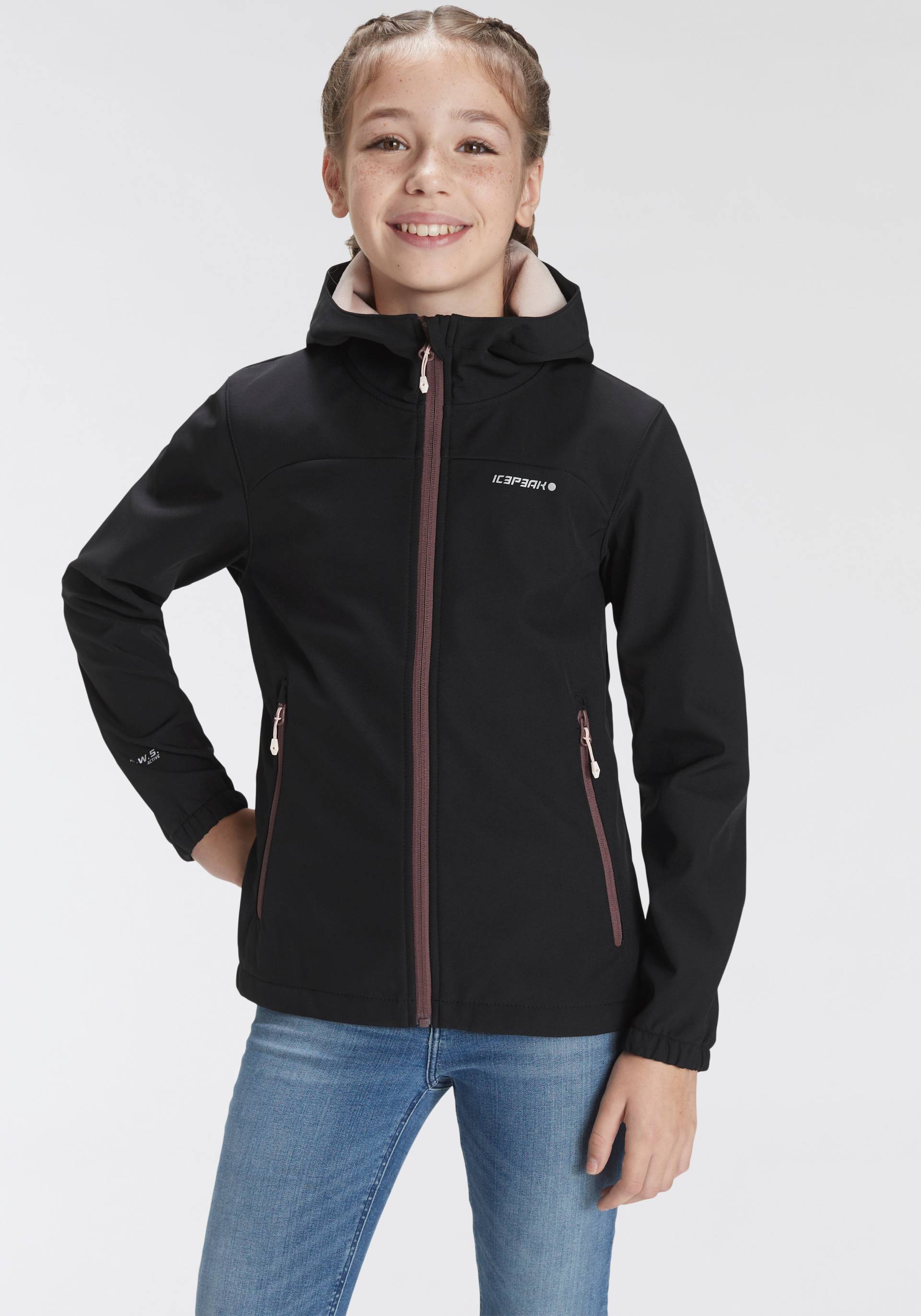 Icepeak Softshelljacke »K SOFTSHELLJACKE KOBRYN«, mit Kapuze von icepeak