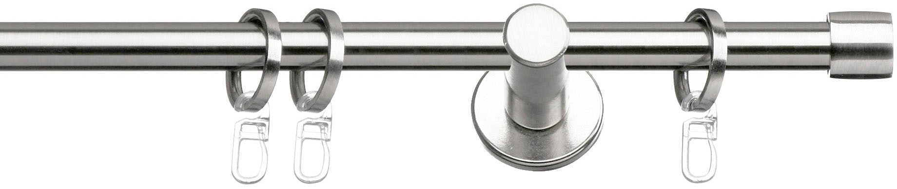 indeko Gardinenstange »Consul 20«, 1 läufig-läufig, Wunschmasslänge, Komplett-Set inkl. Ringen und Montagematerial indeko Gardinenstange »Consul 20«, 1 läufig-läufig, Wunschmasslänge, Komplett-Set inkl. Ringen und Montagematerial von indeko