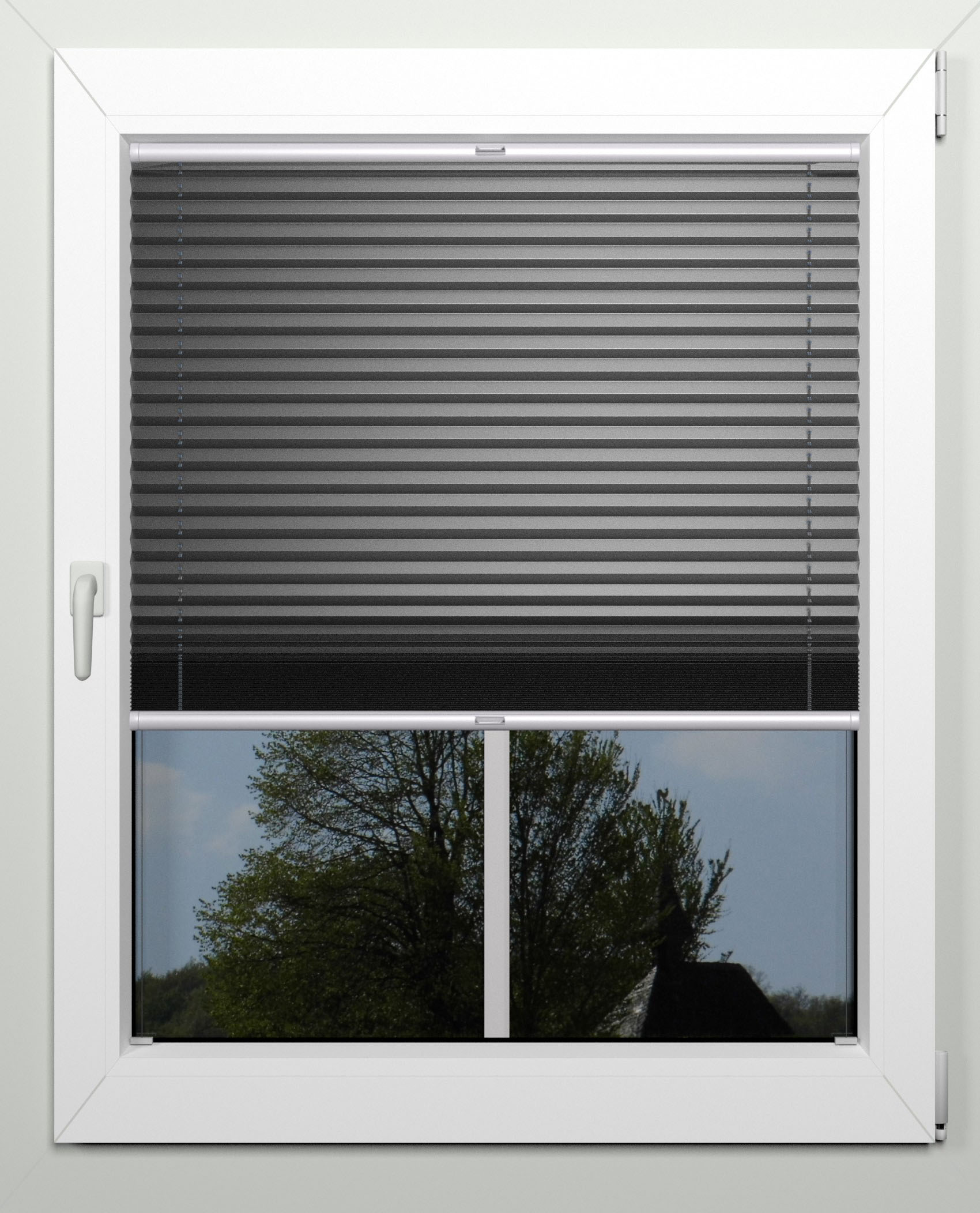 indeko Plissee »Thermo-Deluxe«, verdunkelnd, energiesparend, mit Bohren, verspannt, zur Montage in der Glasleiste, nach Mass indeko Plissee »Thermo-Deluxe«, verdunkelnd, energiesparend, mit Bohren, verspannt, zur Montage in der Glasleiste, nach Mass von indeko