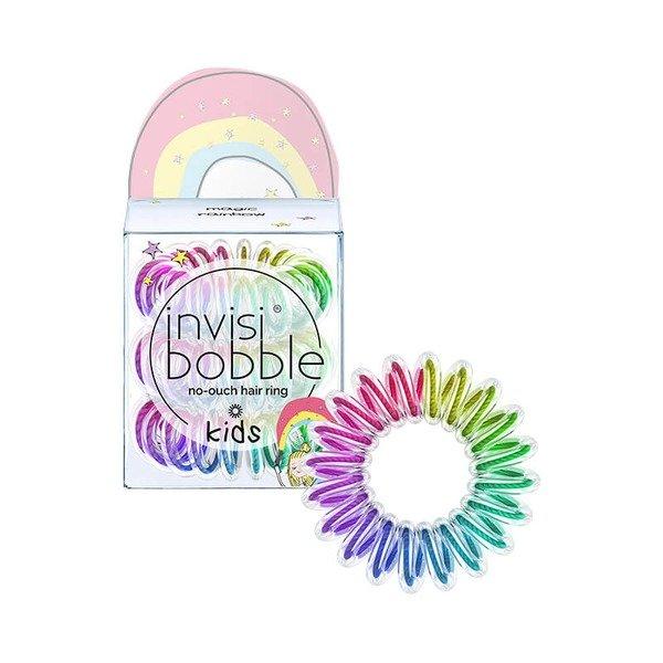 Haargummi Kids, Magic Rainbow, 3 Stk. Damen Transparent 3 pezzi von invisibobble