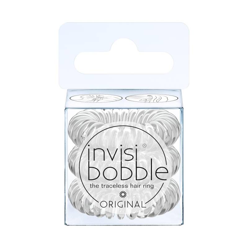 Original Crystal Clear Damen Transparent 3 pezzi von invisibobble